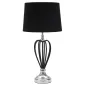 LAMPA STOŁOWA DARKY SILVER 28X56 cm MIN 2